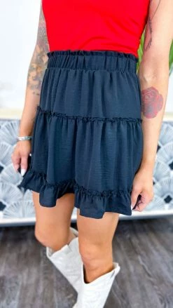 The ZigZag Stripe See Me Sway Skort [NO RETURNS] BOTTOMS