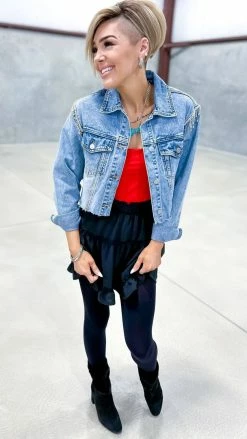 The ZigZag Stripe See Me Sway Skort [NO RETURNS] BOTTOMS