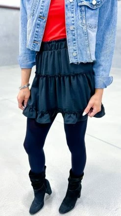 The ZigZag Stripe See Me Sway Skort [NO RETURNS] BOTTOMS