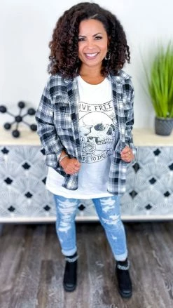 Southern Grace Silent Movie Shacket Shackets