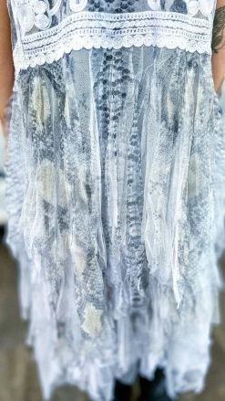 Origami Silver Boho Nights Vest OUTERWEAR