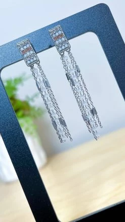 Southern Grace Silver Dance With Me Earrings ACCESSORIES