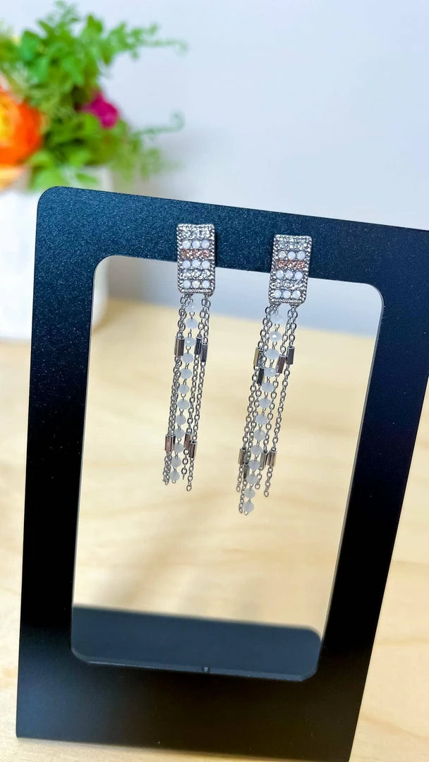 Southern Grace Silver Dance With Me Earrings ACCESSORIES