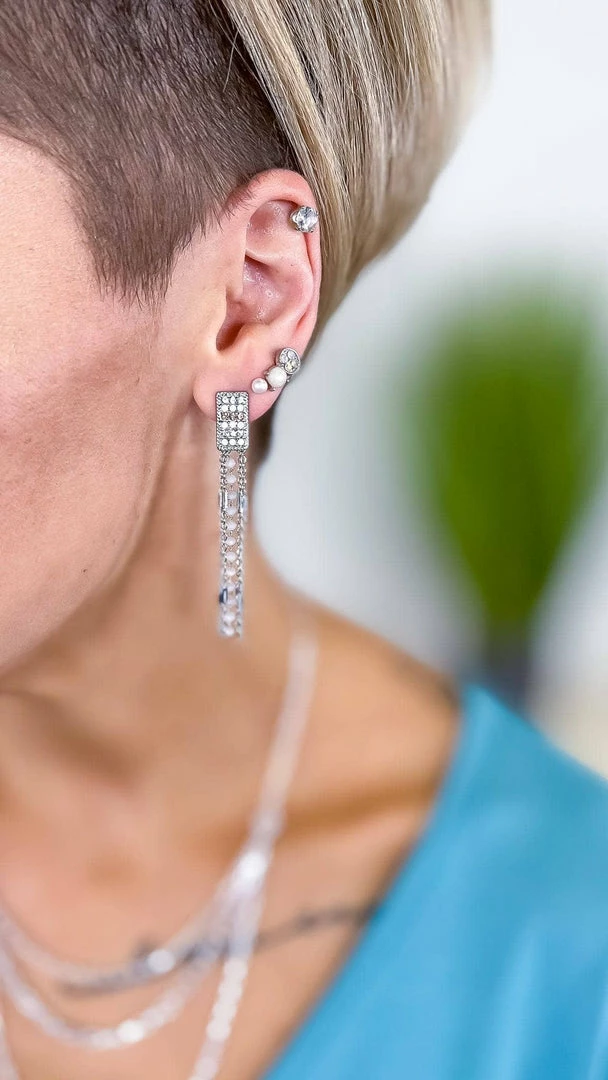 Southern Grace Silver Dance With Me Earrings ACCESSORIES