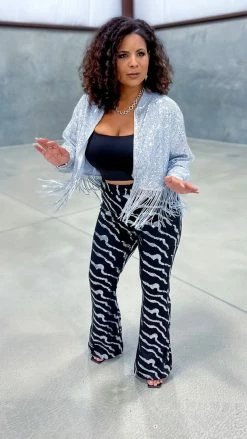 Southern Grace OUTERWEAR Silver Dancin' Queen Jacket