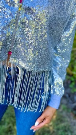 Southern Grace OUTERWEAR Silver Dancin' Queen Jacket