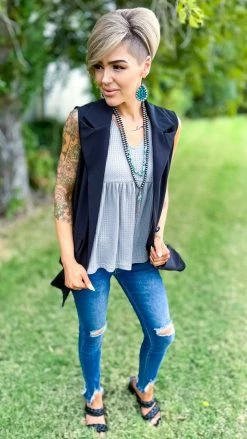 The ZigZag Stripe Silver Enhanced View Top