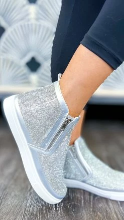 Miami Shoe SHOES Silver Fast Sneakers