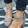 Chinese Laundry Silver Jody Heels SHOES