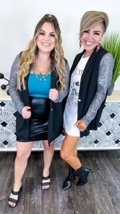 The ZigZag Stripe OUTERWEAR Silver Made For The Stage Blazer