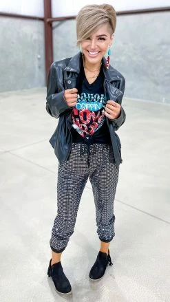 Blumin Silver Magic Of The Evening Jogger Pants BOTTOMS