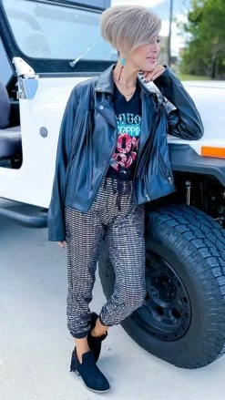 Blumin Silver Magic Of The Evening Jogger Pants BOTTOMS