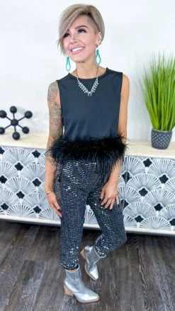 Blumin Silver Magic Of The Evening Jogger Pants BOTTOMS