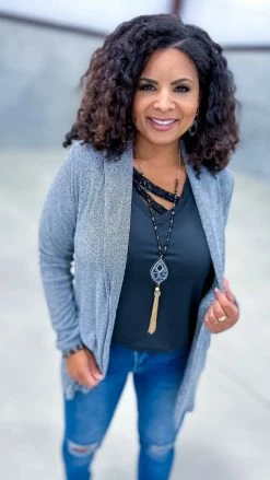 The ZigZag Stripe Silver Night Of Lights Blazer OUTERWEAR