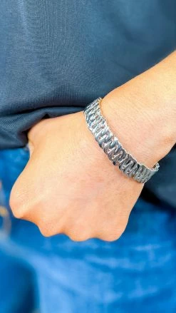 My Girl In LA Silver Renata Bracelet ACCESSORIES