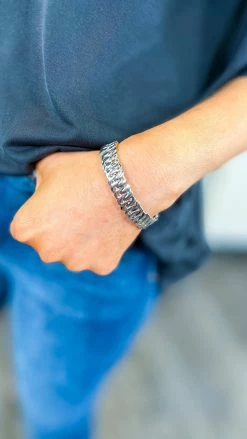 My Girl In LA Silver Renata Bracelet ACCESSORIES