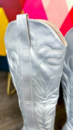 Let's See Style SHOES Silver Samara Boots