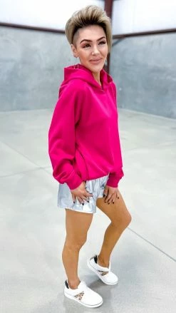 The ZigZag Stripe Silver Style Diva Shorts