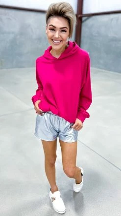 The ZigZag Stripe Silver Style Diva Shorts