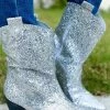 Miami Shoe SHOES Silver West Party Boots