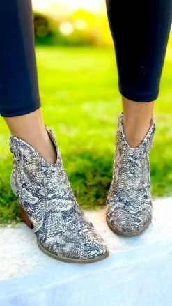 Very G Snake Sprinkle Booties [NO RETURNS] SHOES