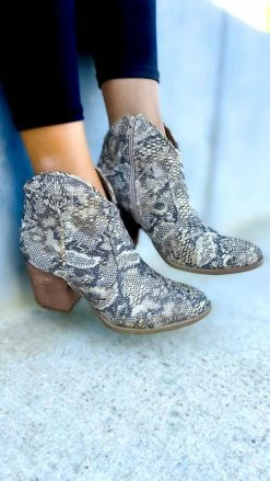 Very G Snake Sprinkle Booties [NO RETURNS] SHOES