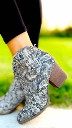 Very G Snake Sprinkle Booties [NO RETURNS] SHOES