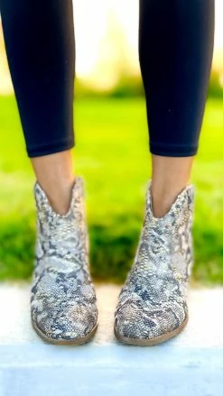 Very G Snake Sprinkle Booties [NO RETURNS] SHOES