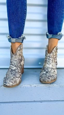 Very G Snake Sprinkle Booties [NO RETURNS] SHOES
