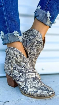 Very G Snake Sprinkle Booties [NO RETURNS] SHOES