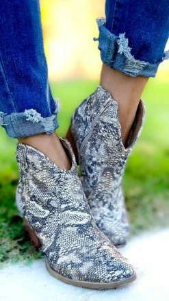 Very G Snake Sprinkle Booties [NO RETURNS] SHOES