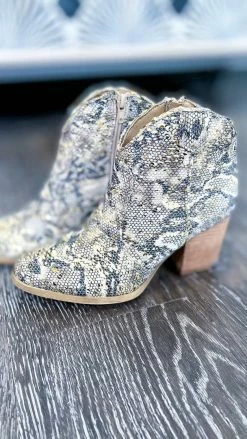Very G Snake Sprinkle Booties [NO RETURNS] SHOES