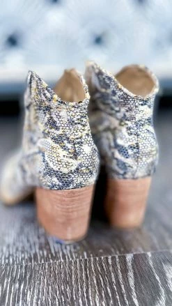Very G Snake Sprinkle Booties [NO RETURNS] SHOES