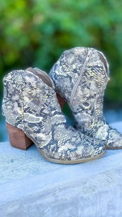 Very G Snake Sprinkle Booties [NO RETURNS] SHOES