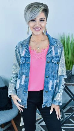 BiBi OUTERWEAR So Hollywood Denim Jacket