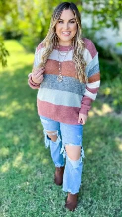 The ZigZag Stripe So Little Time Sweater