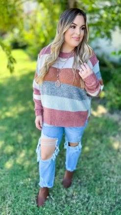 The ZigZag Stripe So Little Time Sweater