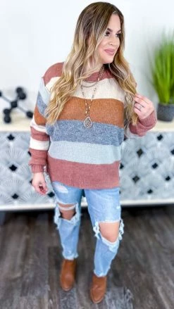The ZigZag Stripe So Little Time Sweater