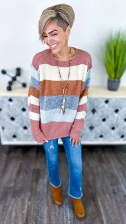 The ZigZag Stripe So Little Time Sweater