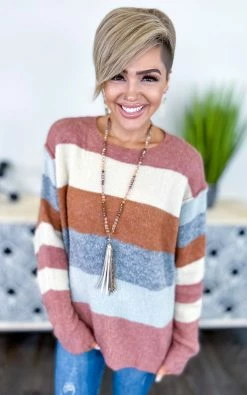 The ZigZag Stripe So Little Time Sweater