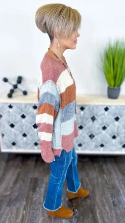 The ZigZag Stripe So Little Time Sweater
