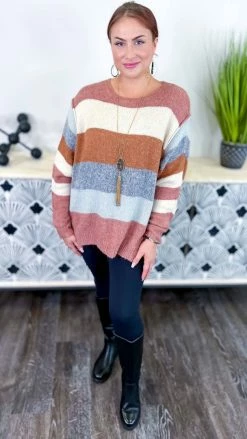 The ZigZag Stripe So Little Time Sweater