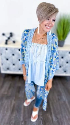 Umgee OUTERWEAR Somewhere Sunny Cardigan