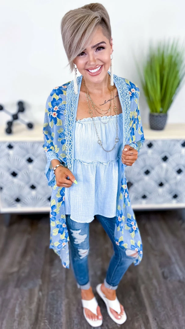 Umgee OUTERWEAR Somewhere Sunny Cardigan