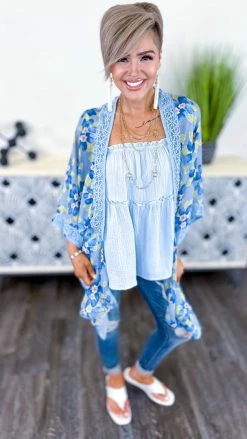 Umgee OUTERWEAR Somewhere Sunny Cardigan