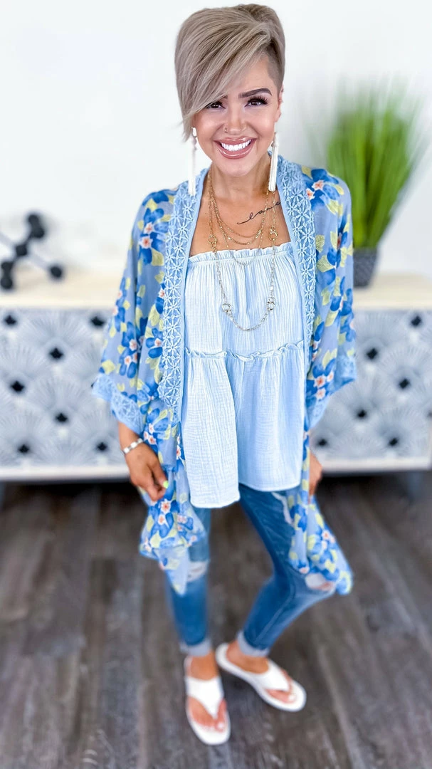 Umgee OUTERWEAR Somewhere Sunny Cardigan