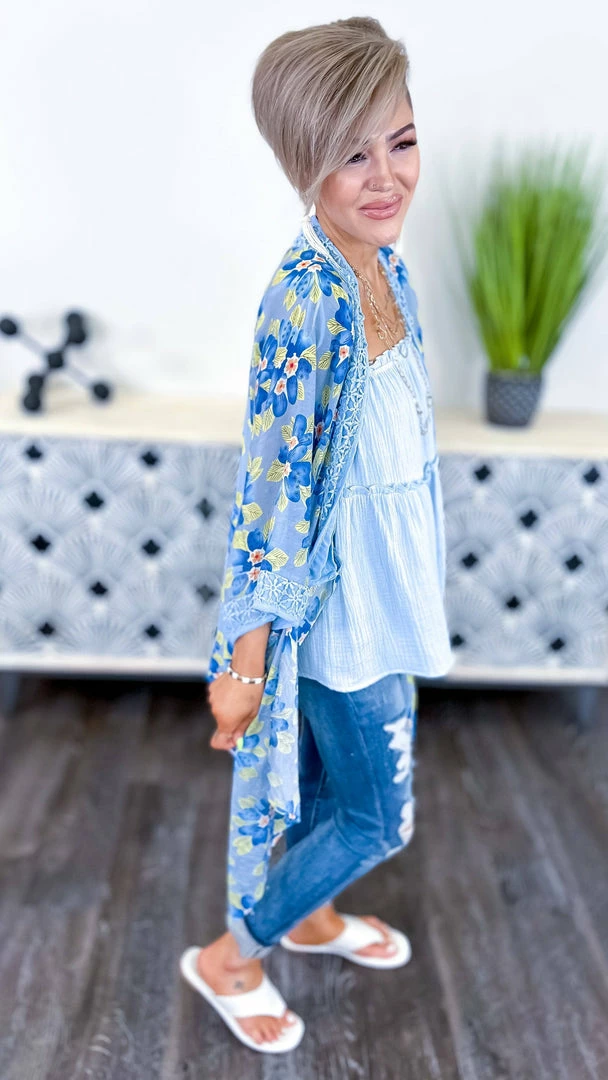 Umgee OUTERWEAR Somewhere Sunny Cardigan