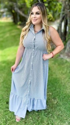 The ZigZag Stripe Southern Views Dress DRESSES