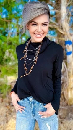 Zenana TOPS & TUNICS Speaking From Experience Top