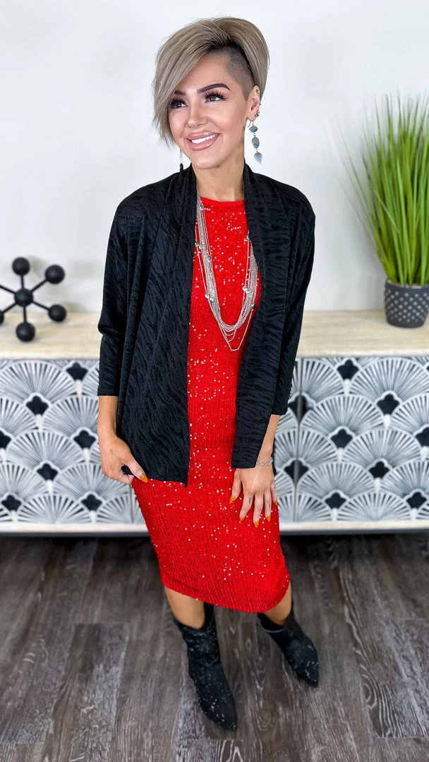 The ZigZag Stripe Spotlight Stealer Cardigan